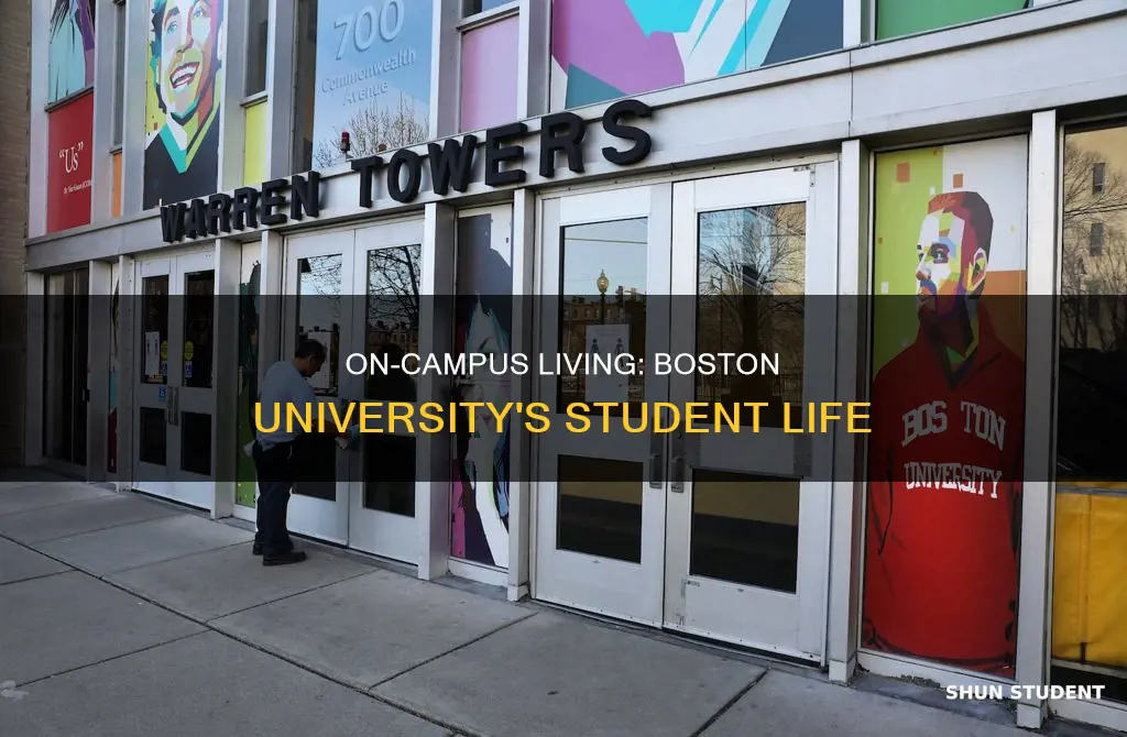 how many students live on campus at boston university