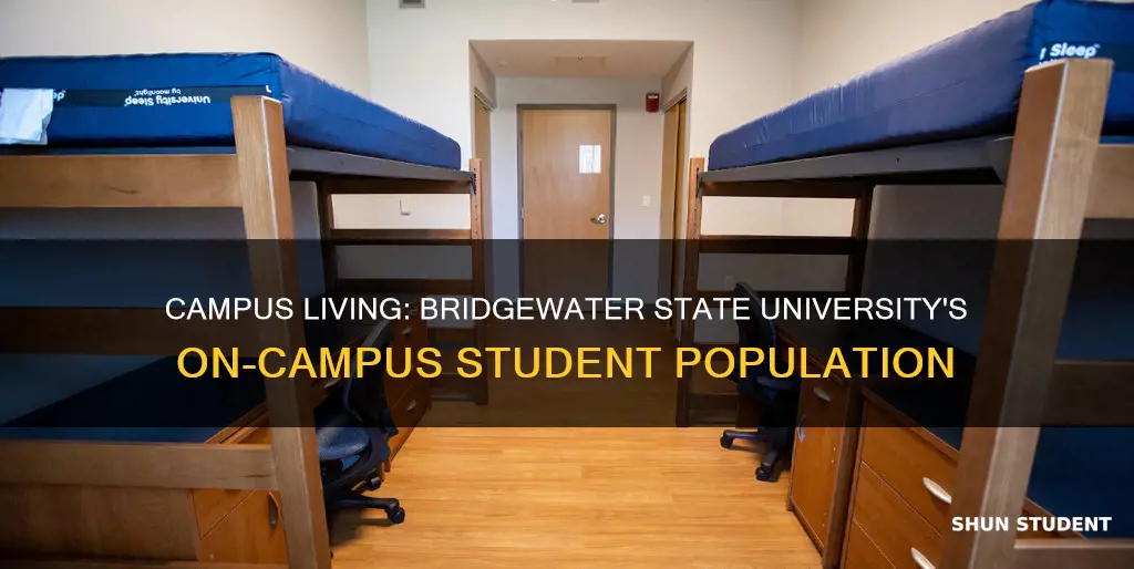 how many students live on campus at bridgewater state university