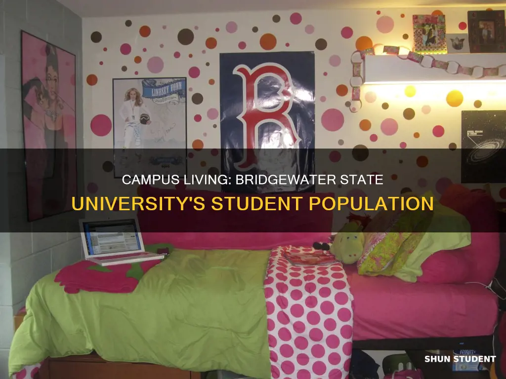how many students live on campus at bridgewater state university