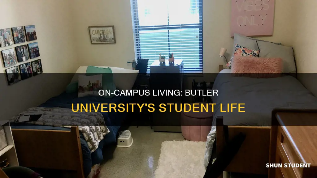 how many students live on campus at butler university