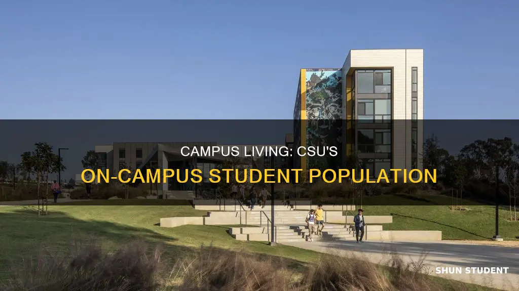 how many students live on campus at cleveland state university