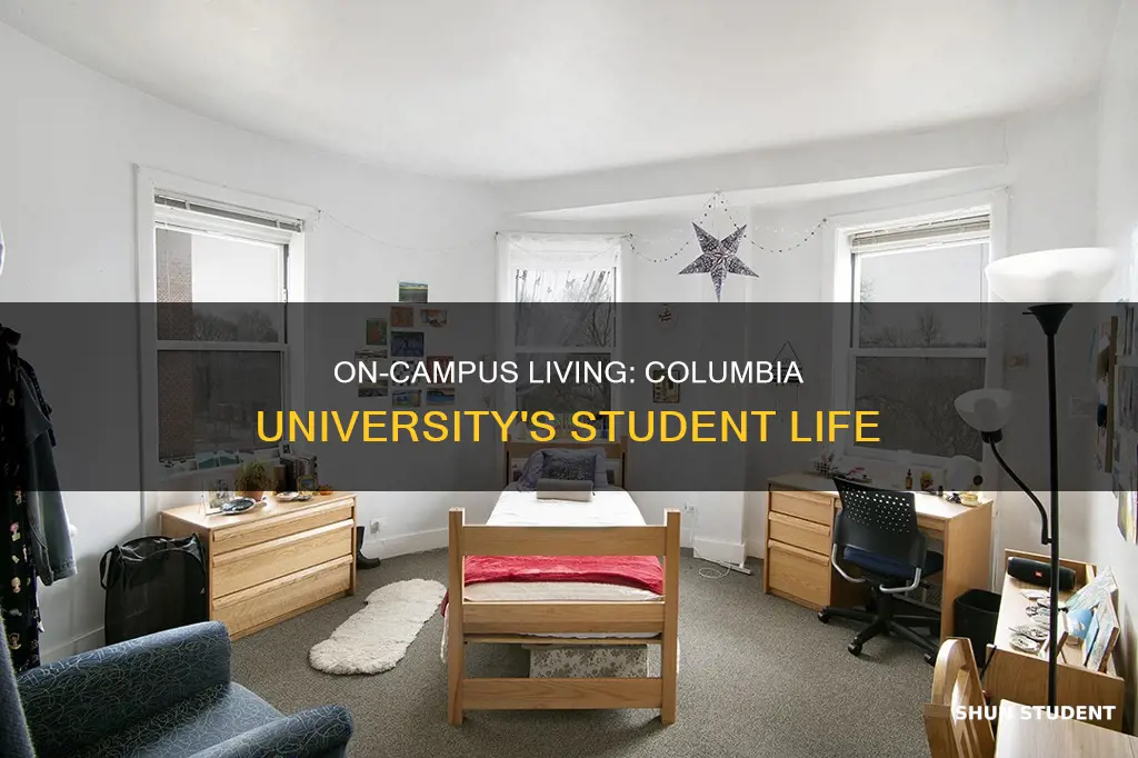 how many students live on campus at columbia university