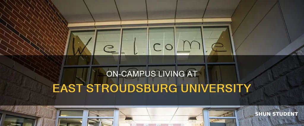 how many students live on campus at east stroudsburg university