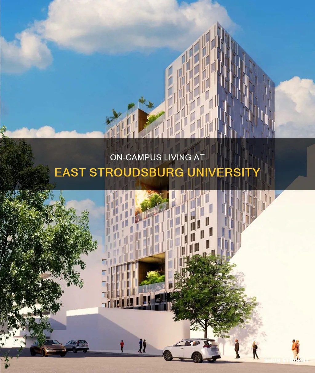 how many students live on campus at east stroudsburg university