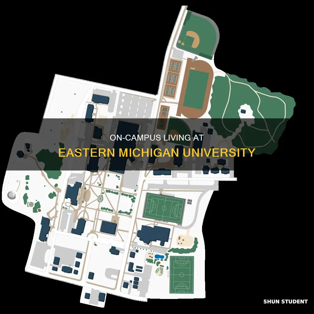 how many students live on campus at eastern michigan university