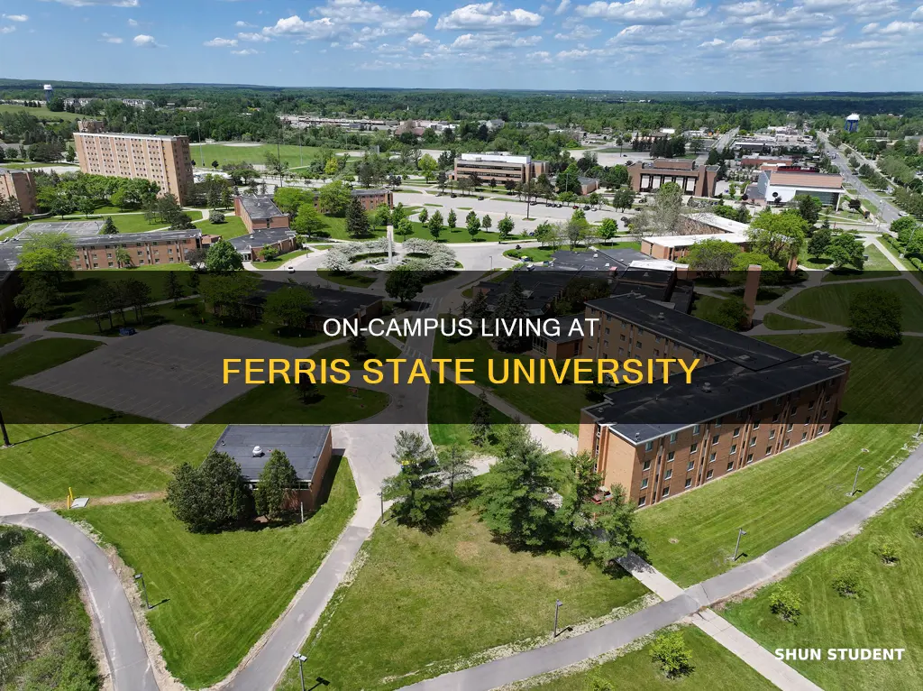 how many students live on campus at ferris state university