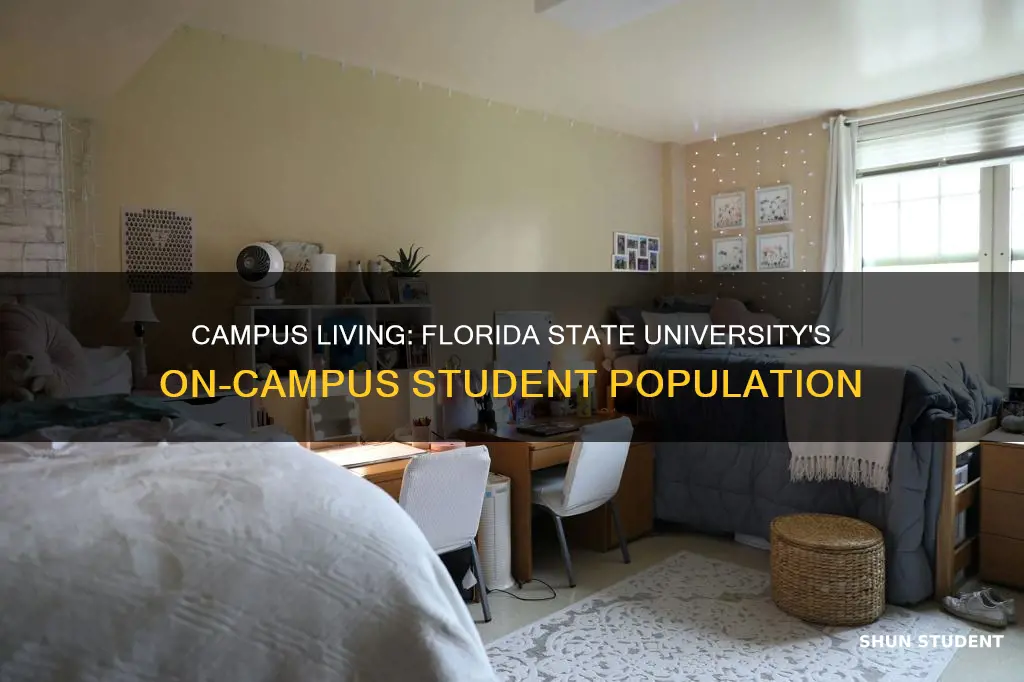 how many students live on campus at florida state university