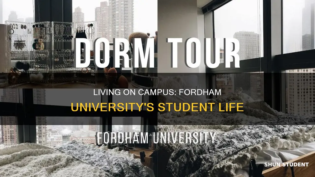 how many students live on campus at fordham university