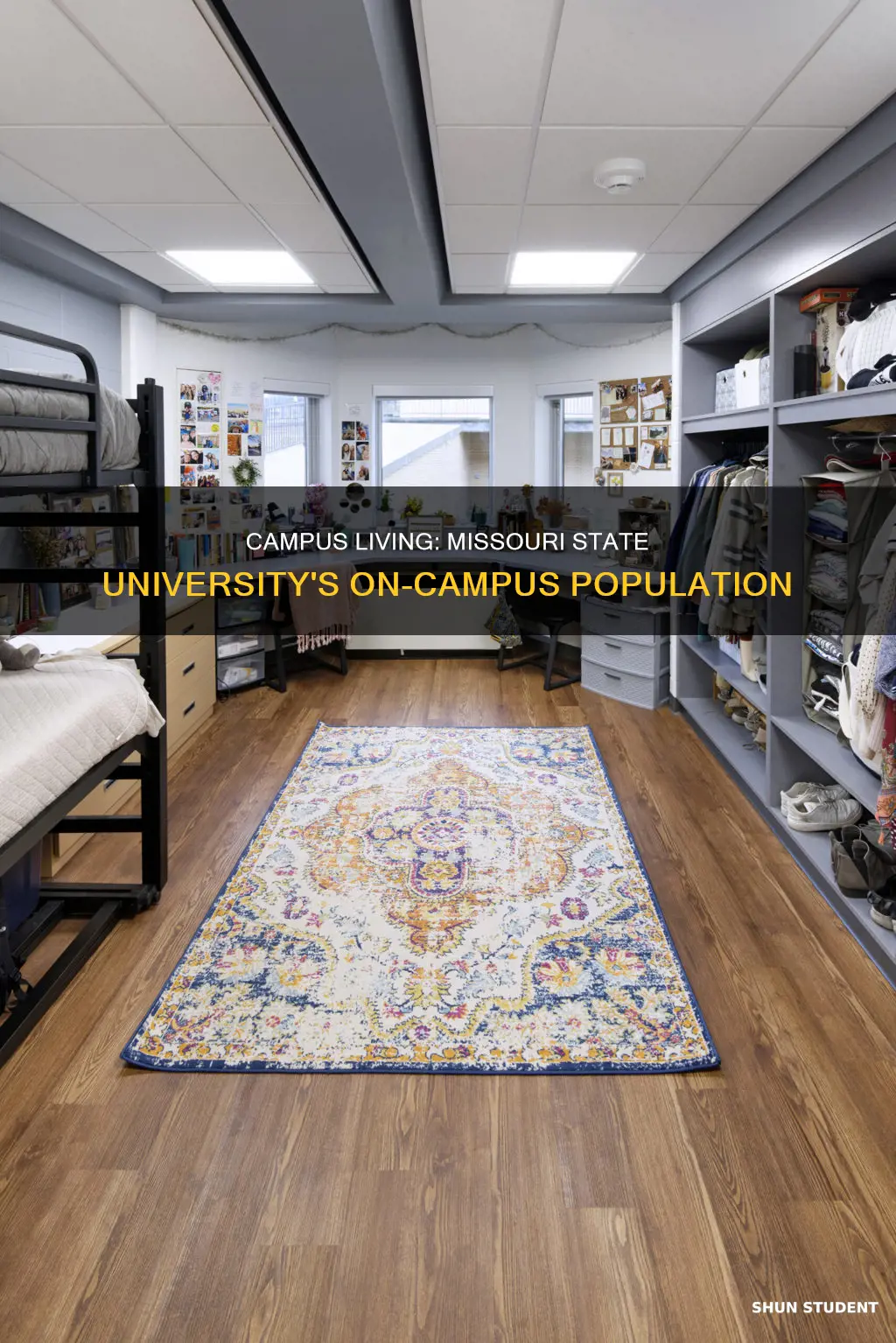 how many students live on campus at missouri state university