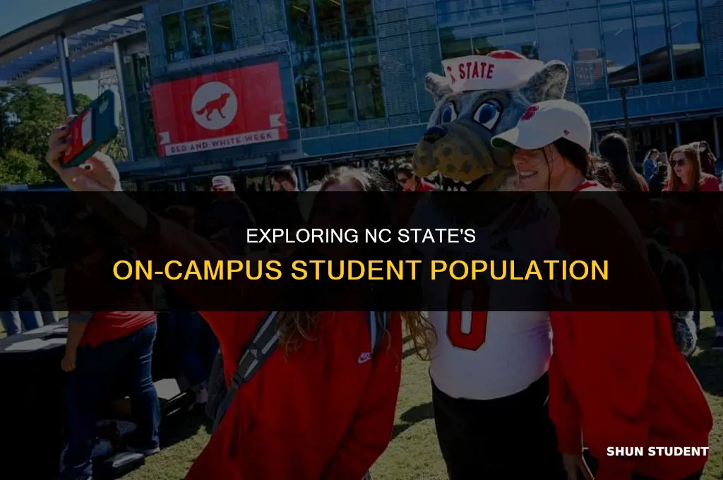 how many students live on campus at nc state