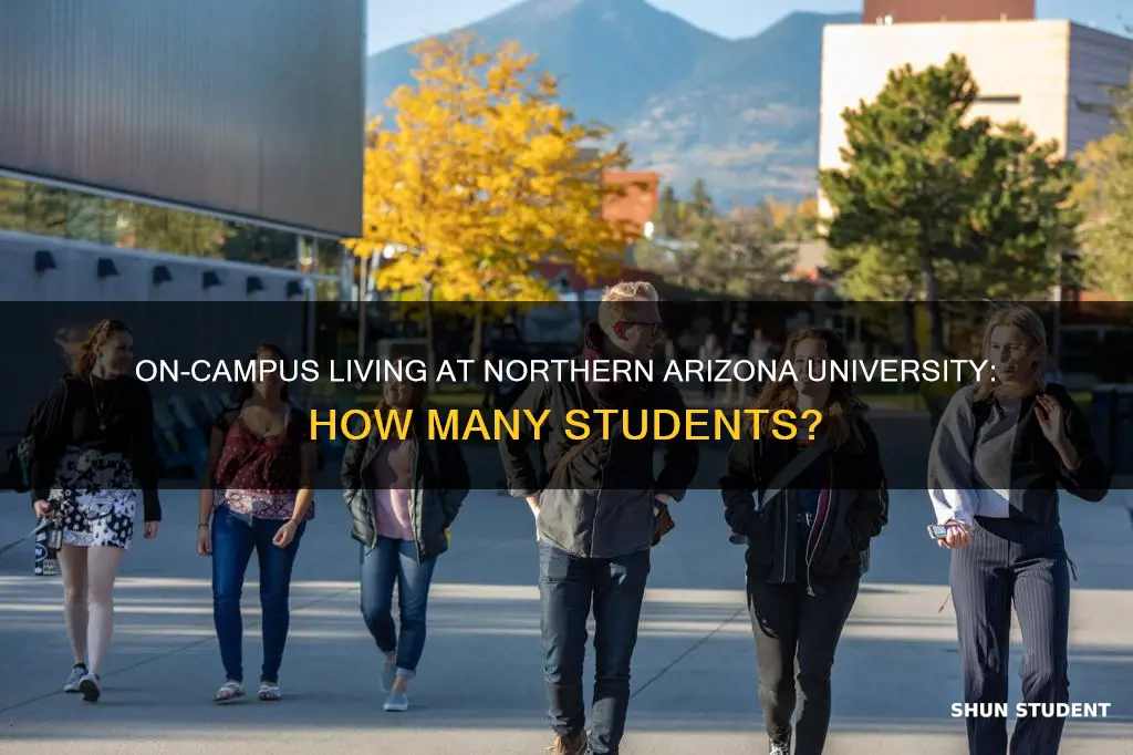 how many students live on campus at northern arizona university