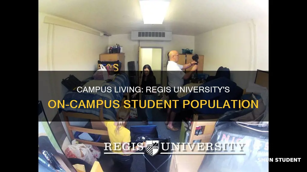 how many students live on campus at regis university