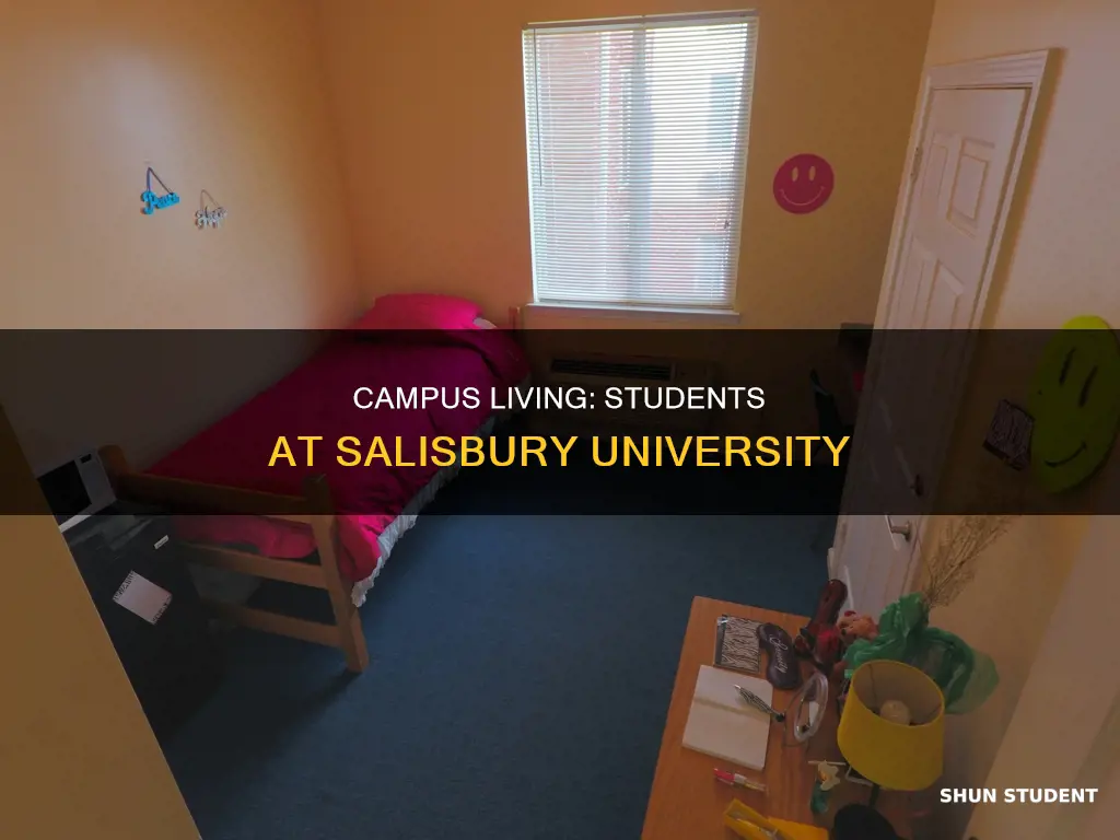 how many students live on campus at salisbury university