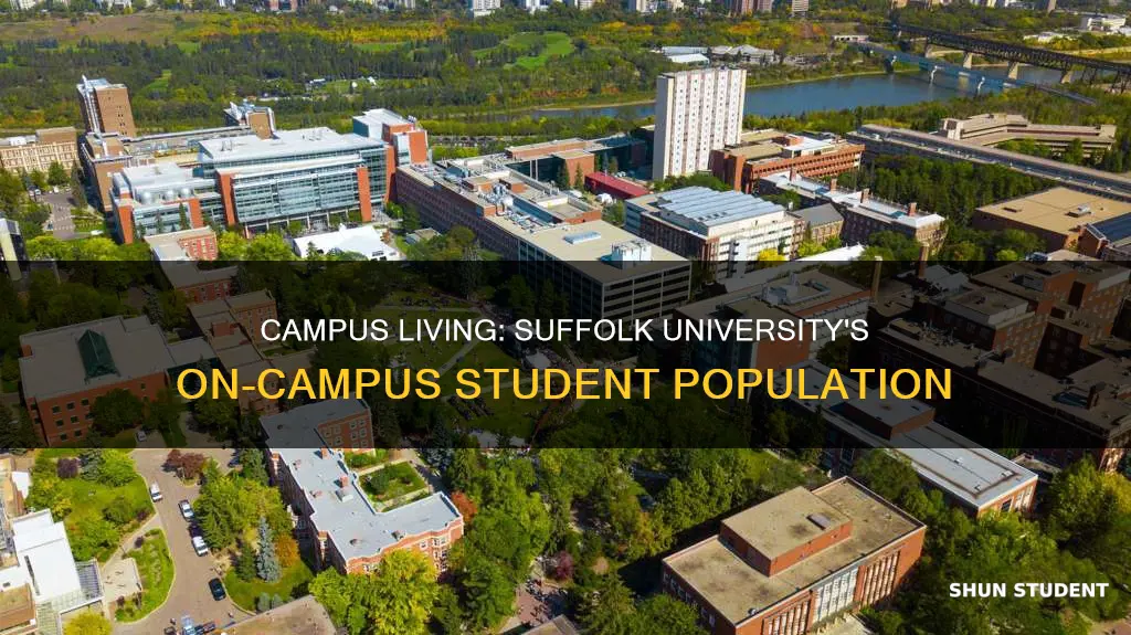 how many students live on campus at suffolk university