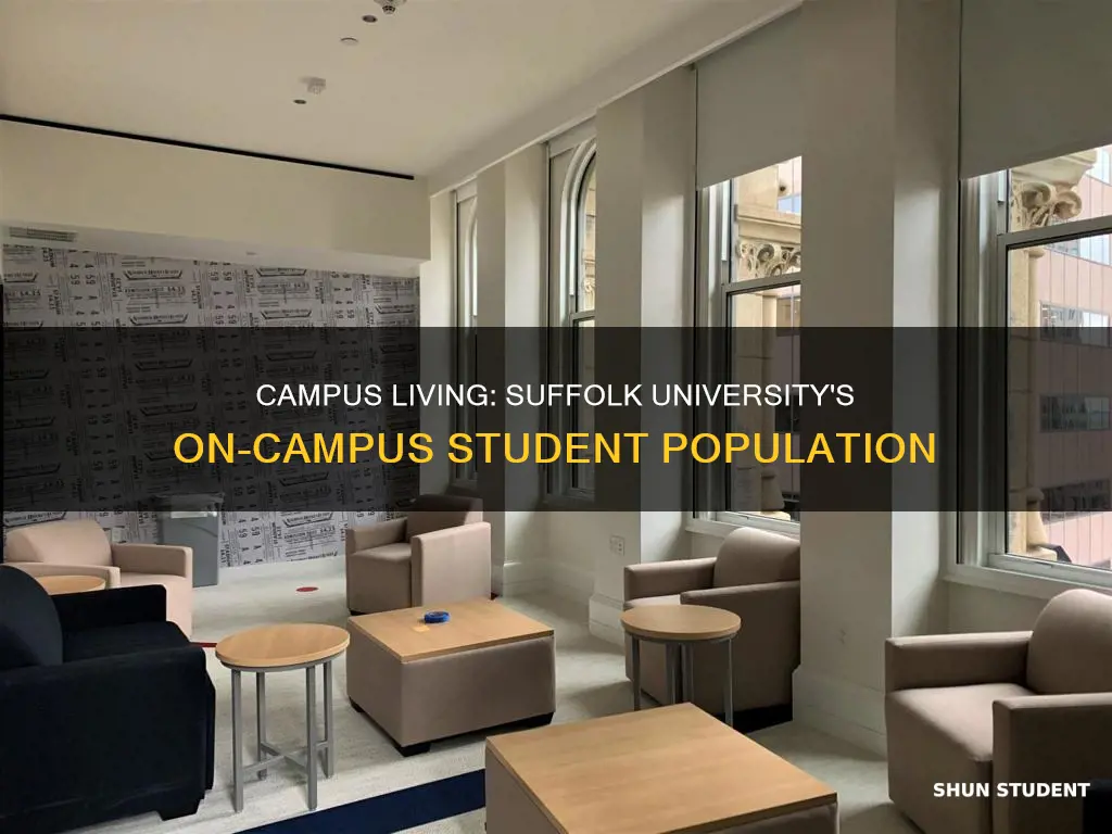 how many students live on campus at suffolk university