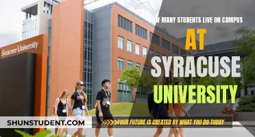 On-Campus Living at Syracuse University: How Many Students?