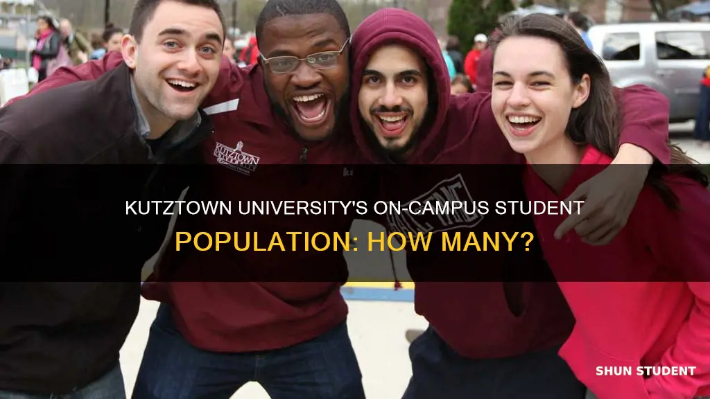 how many students live on kutztown university campus