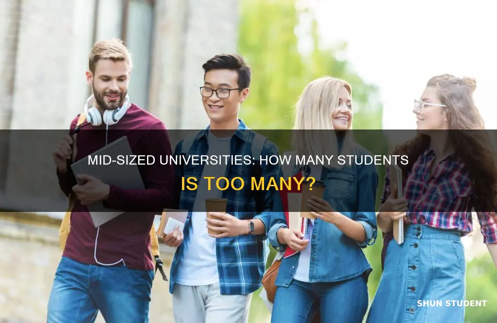 how many students mid-sized universities