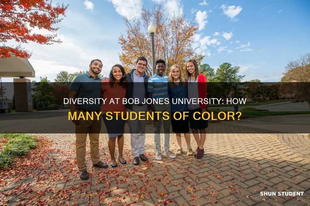 how many students of color attend bob jones university