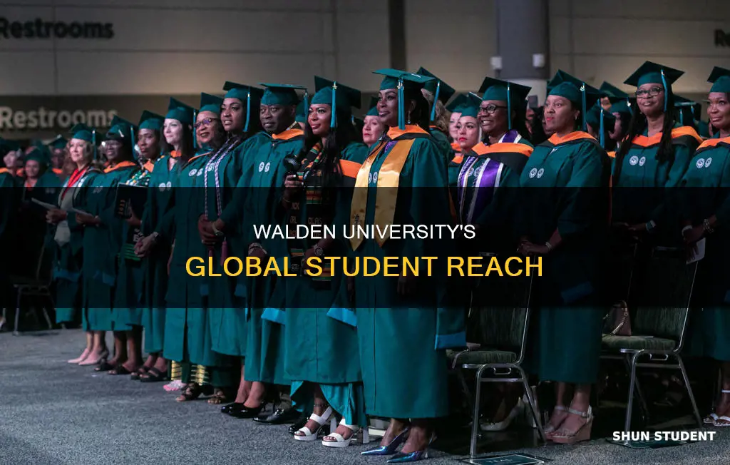 how many students of walden university worldwide