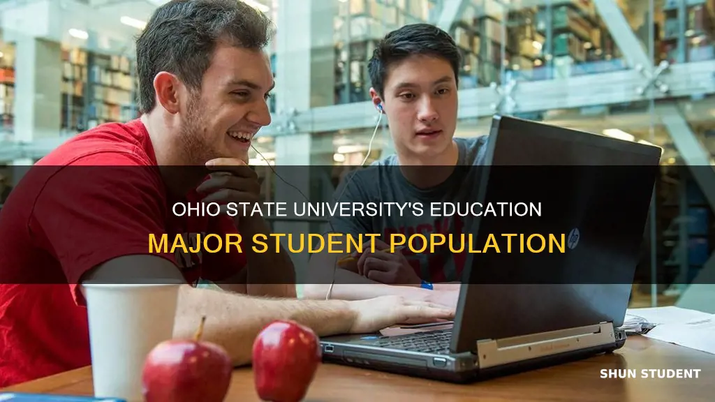 how many students ohio state university education majors