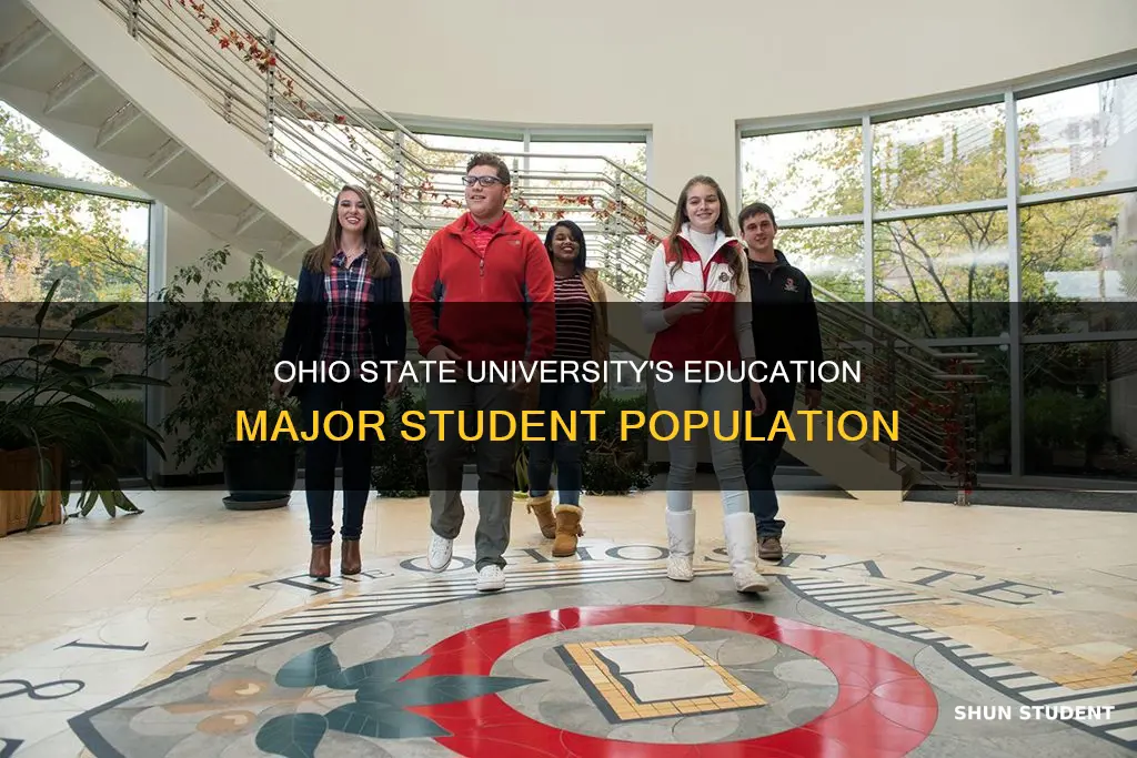 how many students ohio state university education majors