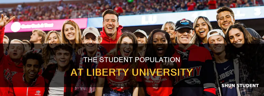 how many students on campus liberty university