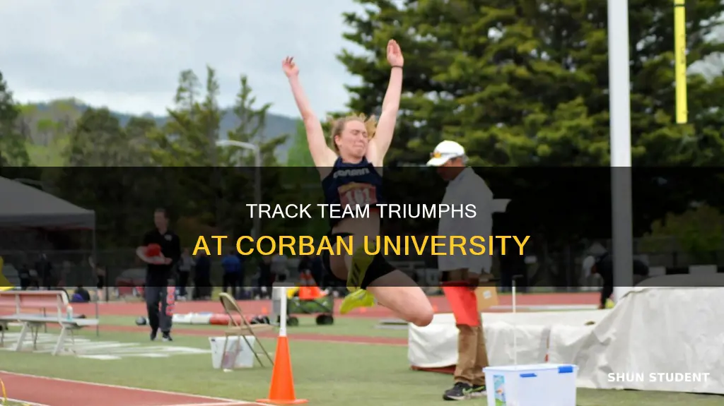 how many students on track team corban university