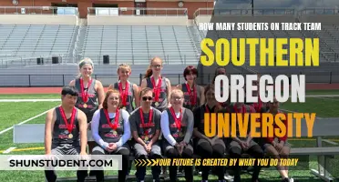 Track Team at Southern Oregon University: Student Athletes Count