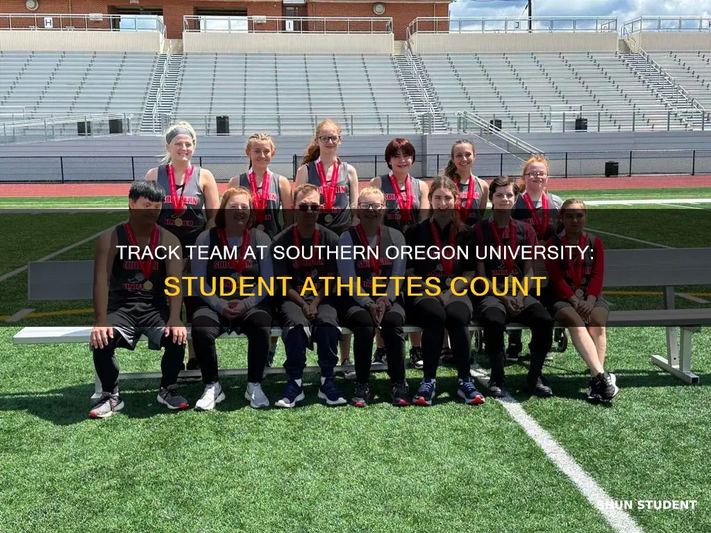 how many students on track team southern oregon university