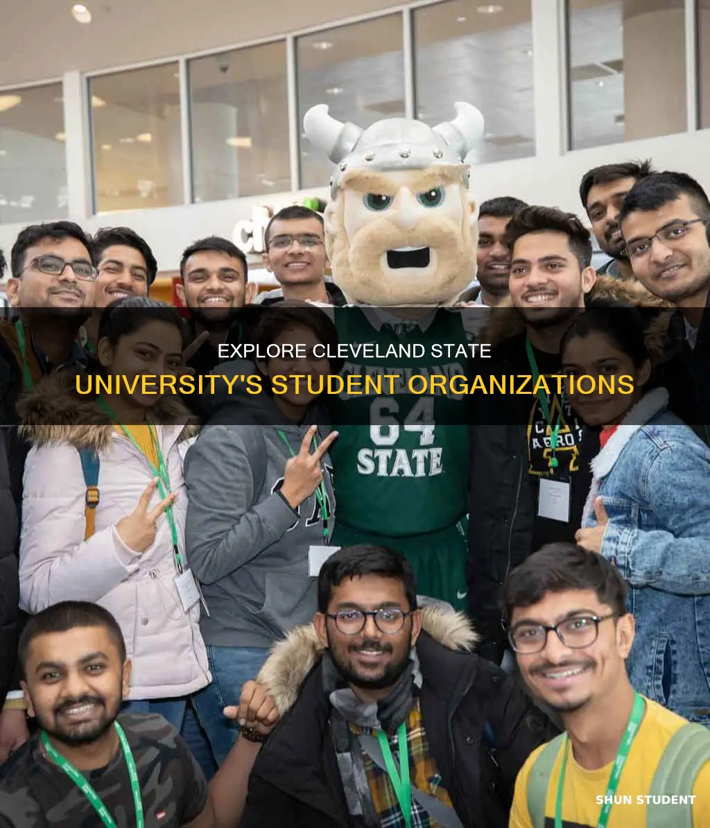 how many students organizations does cleveland state university have
