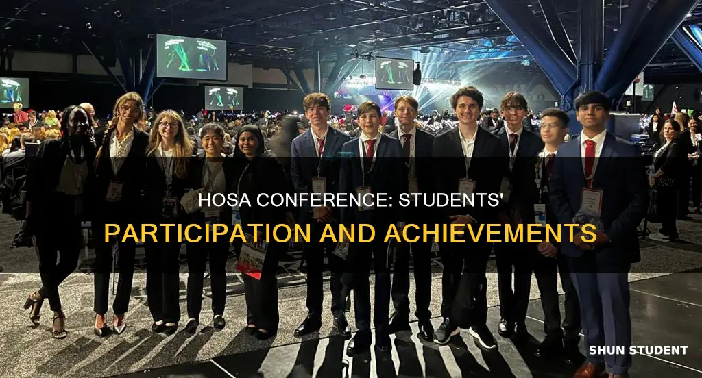 how many students participate in hosa international conference