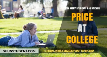 Sticker Shock: Who Pays Full Price for College?