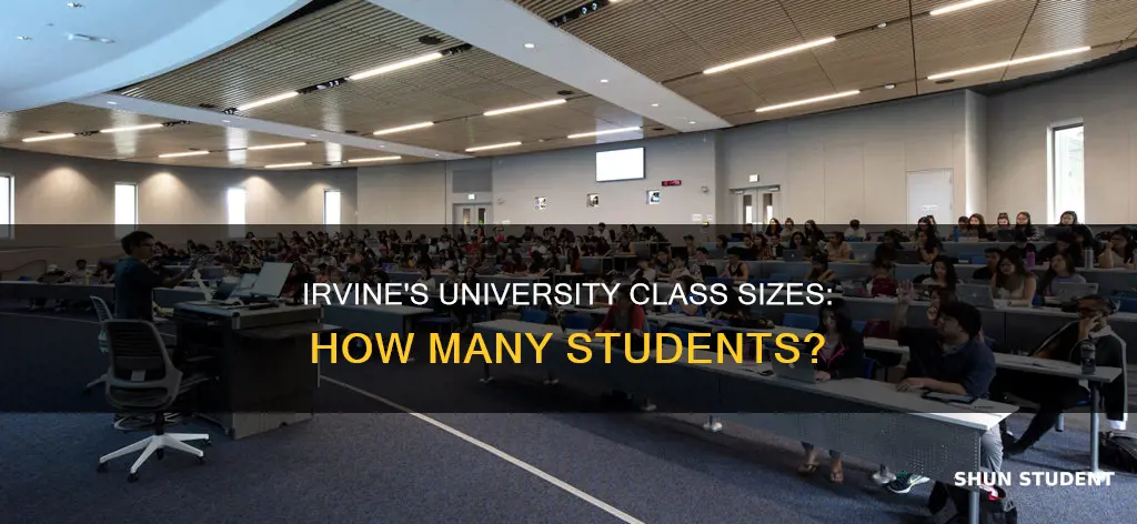 how many students per class in university of california irvine