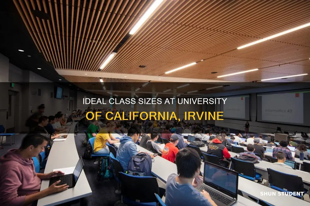 how many students per class in university of california irvine