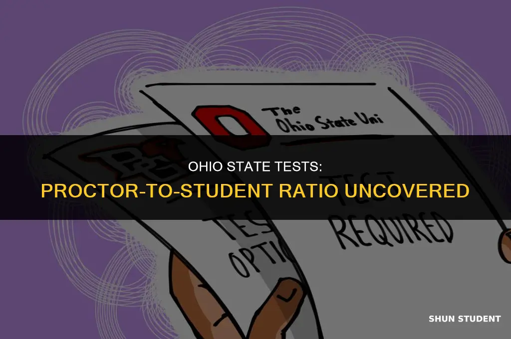 how many students per proctor in ohio state tests