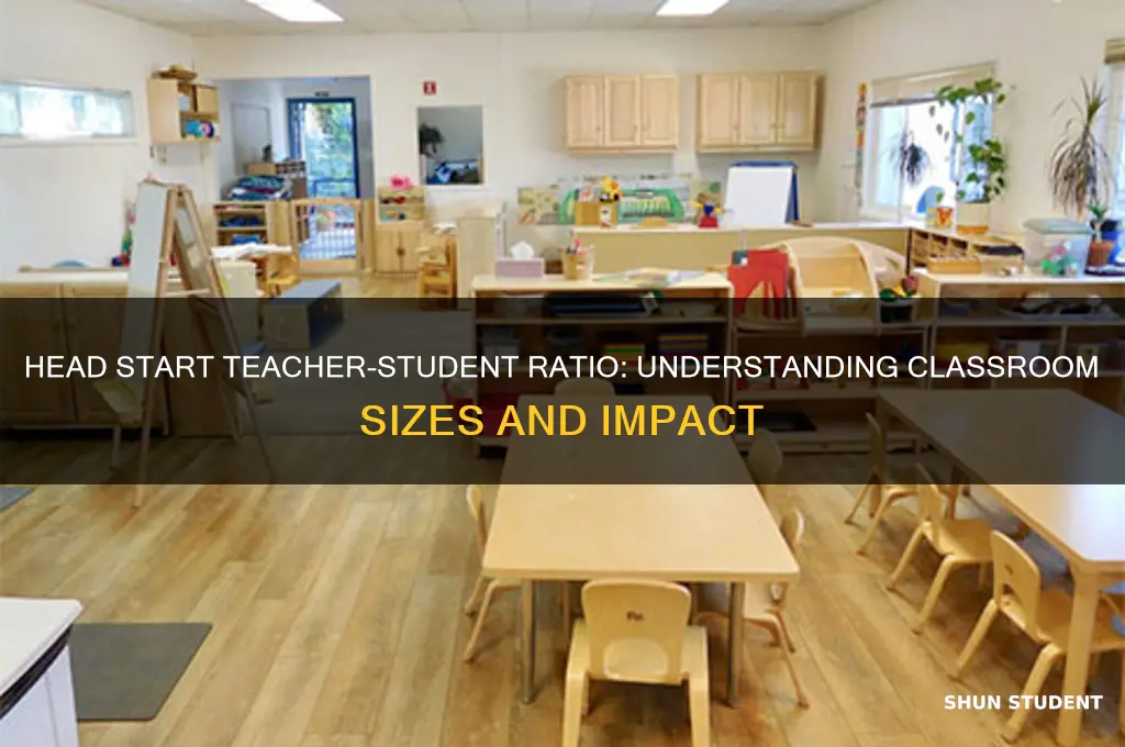 how many students per teacher in head start