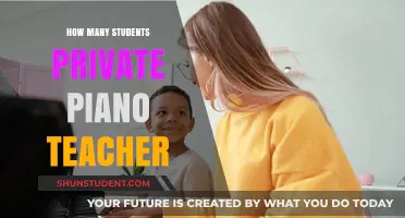 Private Piano Teachers: How Many Students Can They Effectively Teach?