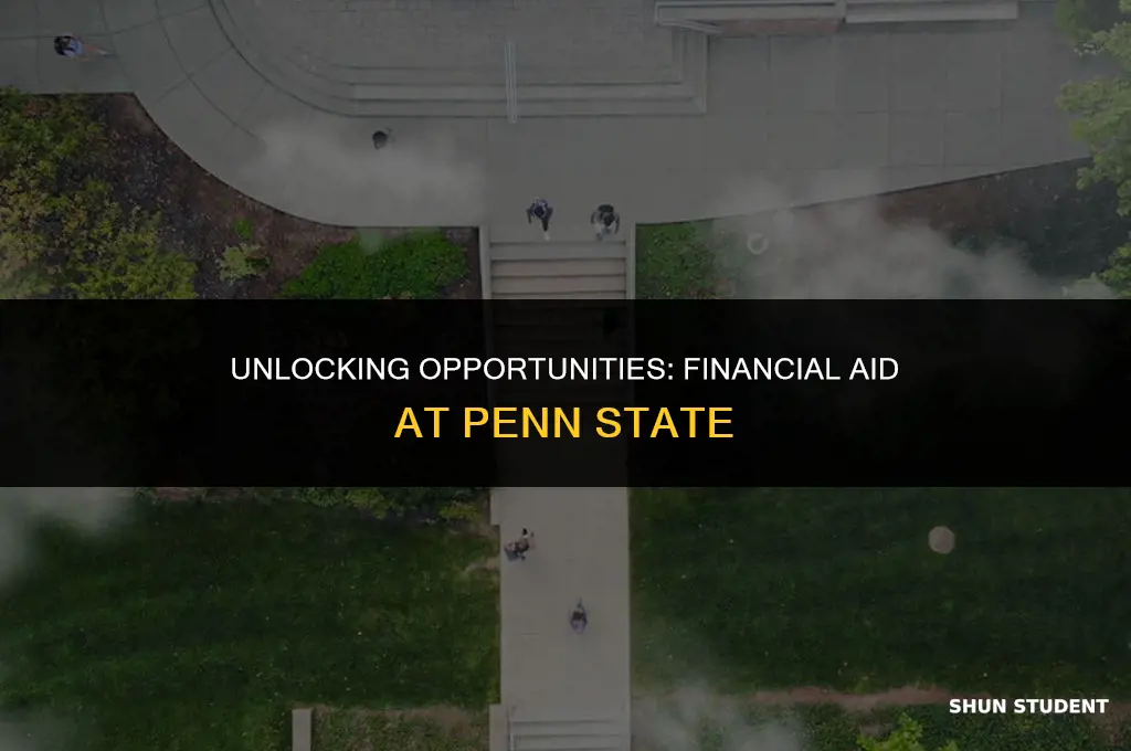 how many students receive financial aid at penn state