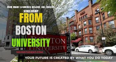 Trustee Scholarship Recipients at Boston University: How Many?