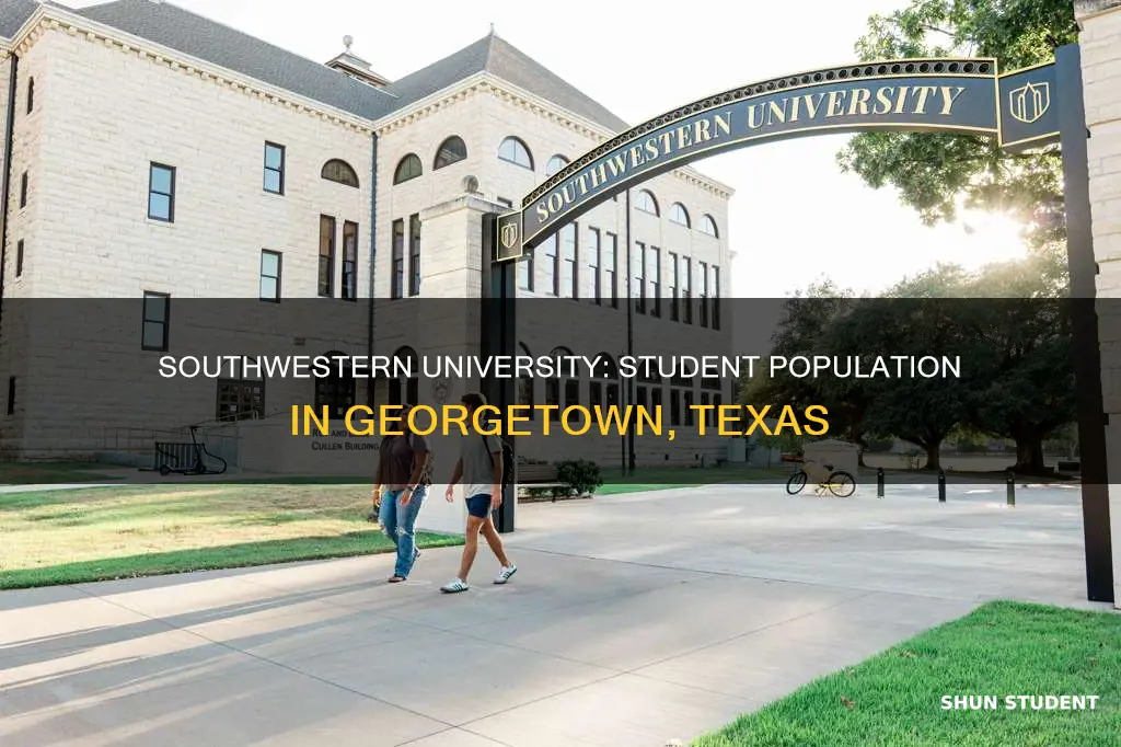 how many students southwestern university georgetown tx