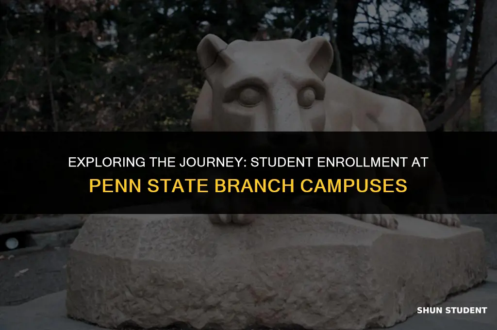 how many students start at a penn state branch campus
