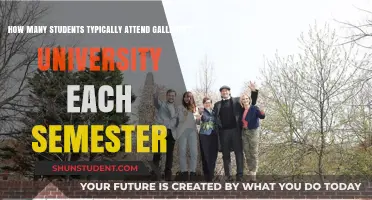Gallaudet University: Typical Semester Student Numbers