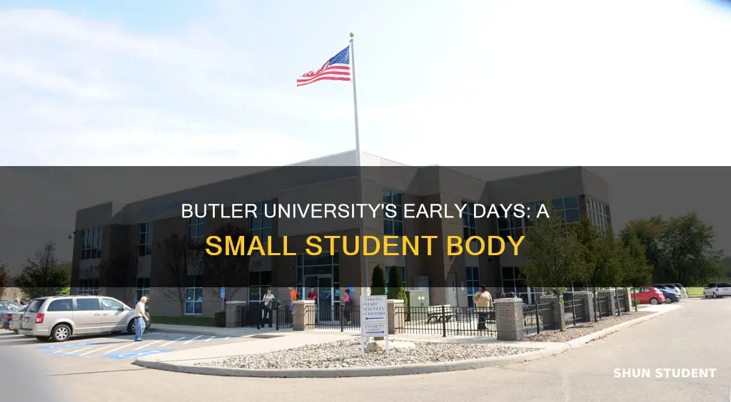 how many students went to butler university in the beginning