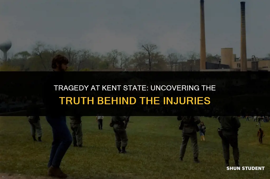 how many students were injured at kent state