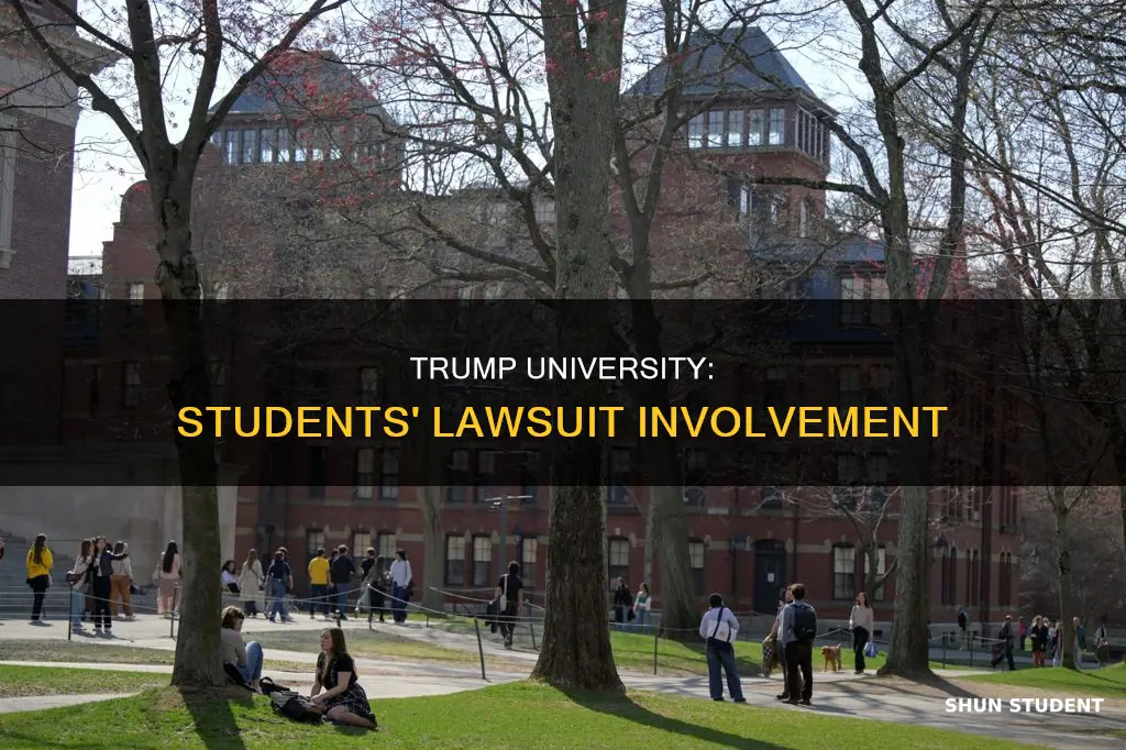 how many students were involved in trump university law suit