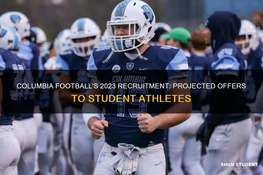 how many students will columbia football offer