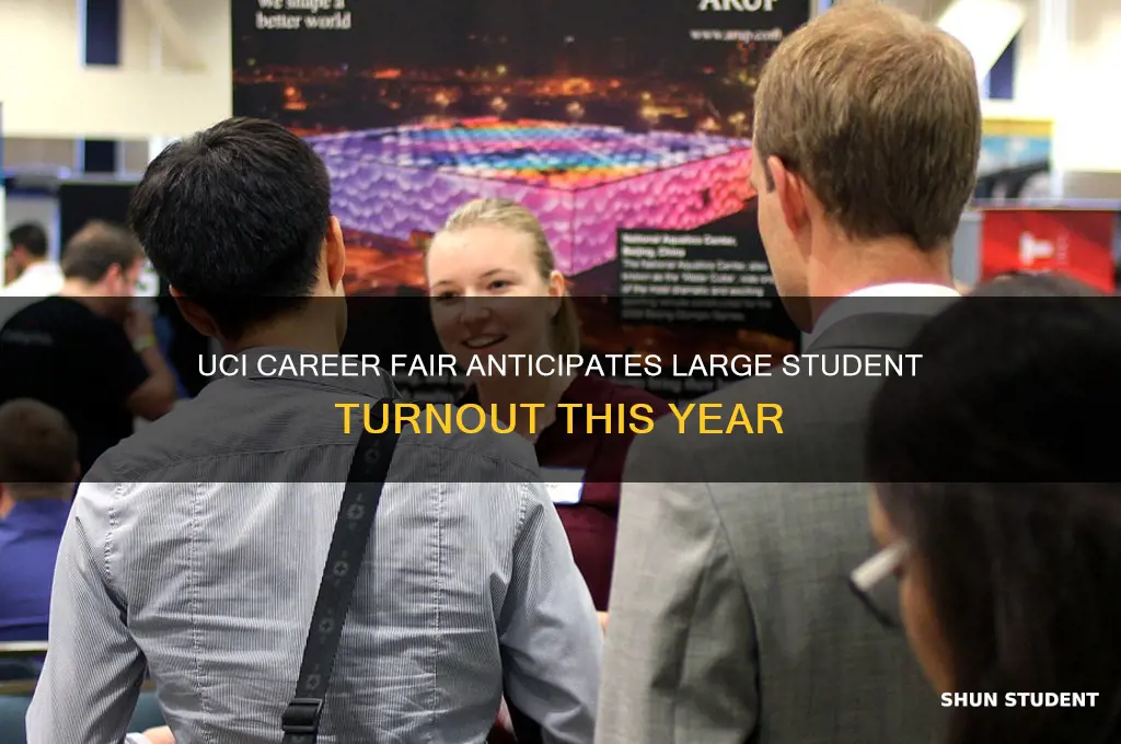how many students will in uci caeer fair