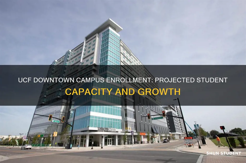 how many students will ucf downtown campus have