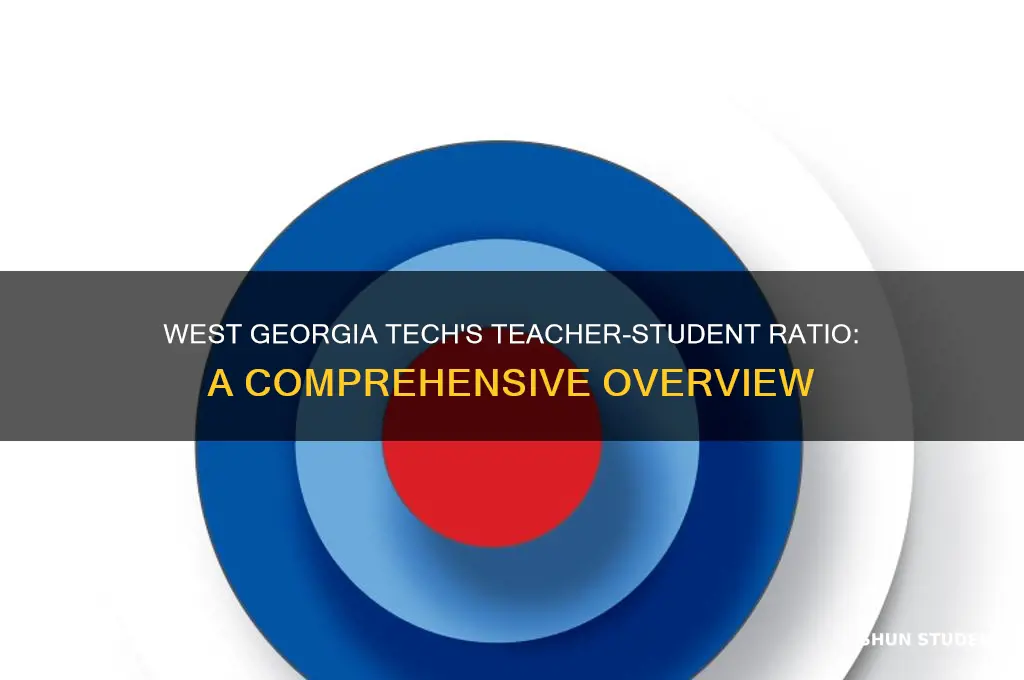 how many teacher to students work at west georgia tech
